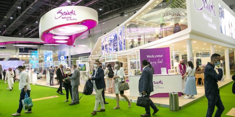 Saudi Tourism Authority stand at ATM 2021