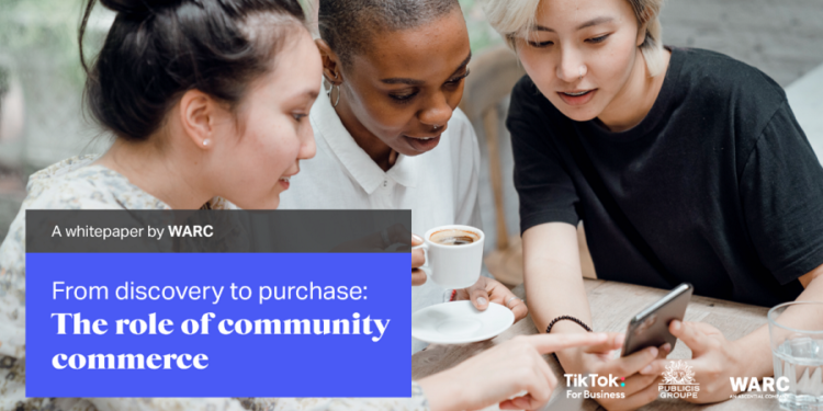 From discovery to purchase The role of community commerce report