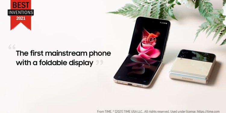 مجلة TIME تختار جهاز Galaxy Z Flip3 5G ضمن قائمة أفضل 100 اختراع للعام 2021